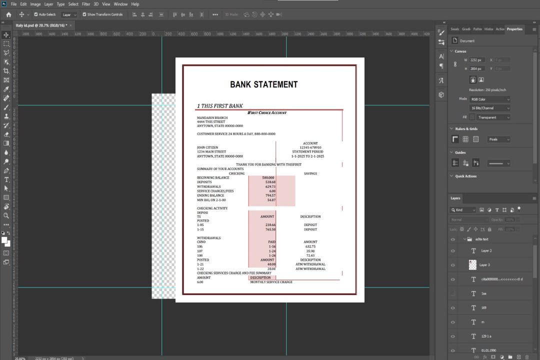 Modèle Word et PDF de relevé de la Nigeria First Bank template Modèle Word et PDF de relevé de la Nigeria First Bank template